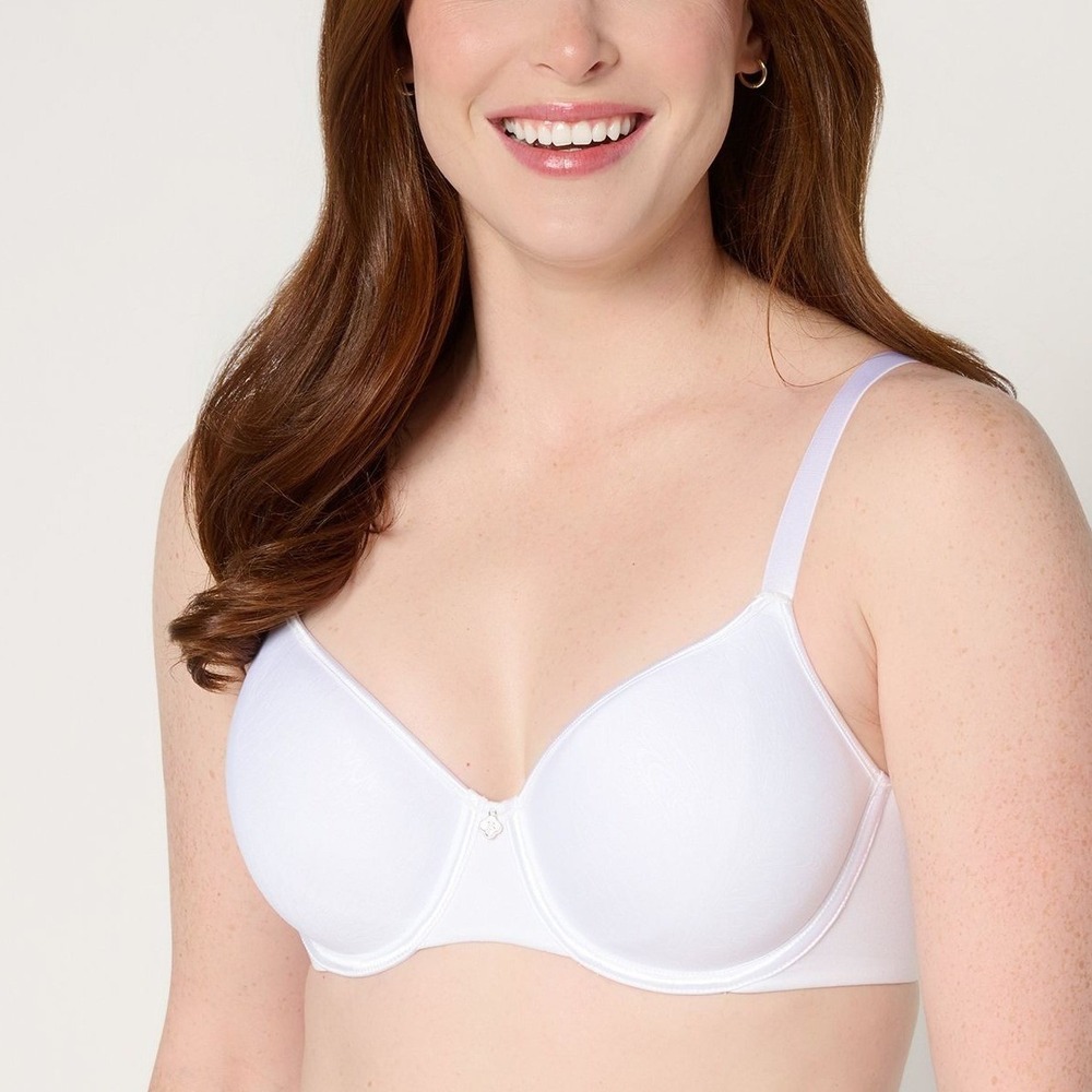 Breezies Featherlite Breathe Underwire T-Shirt Bra White 48B A7142262021